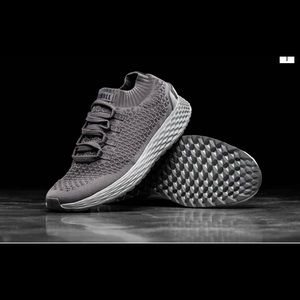 Nobull dark grey knit runner women size 8